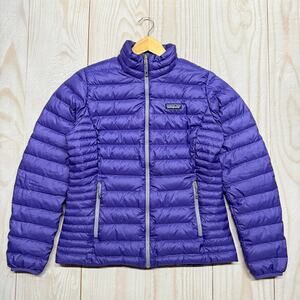 Patagonia Women's Medium Goose Down 800-Fill Insulated Puffer Jacket Purple